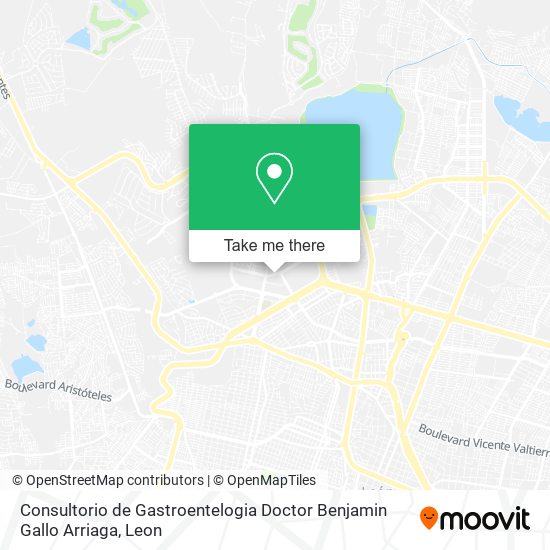 Consultorio de Gastroentelogia Doctor Benjamin Gallo Arriaga map