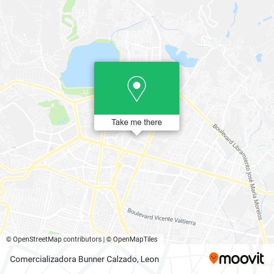 Mapa de Comercializadora Bunner Calzado