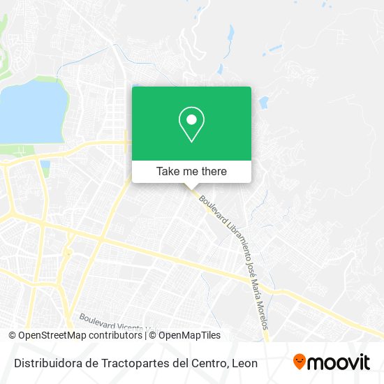 Mapa de Distribuidora de Tractopartes del Centro