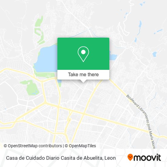 Mapa de Casa de Cuidado Diario Casita de Abuelita