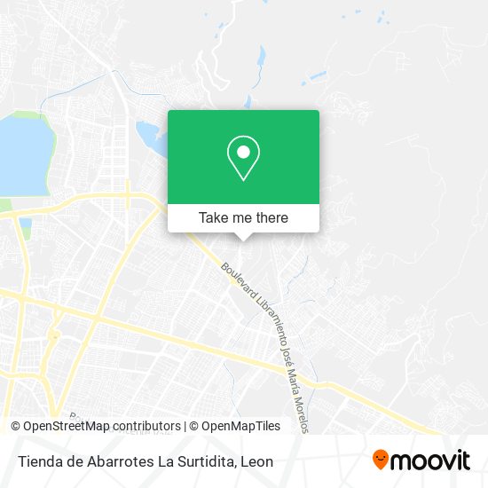 Mapa de Tienda de Abarrotes La Surtidita