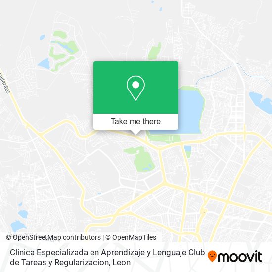 Clinica Especializada en Aprendizaje y Lenguaje Club de Tareas y Regularizacion map