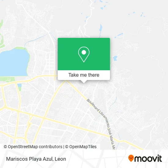 Mariscos Playa Azul map