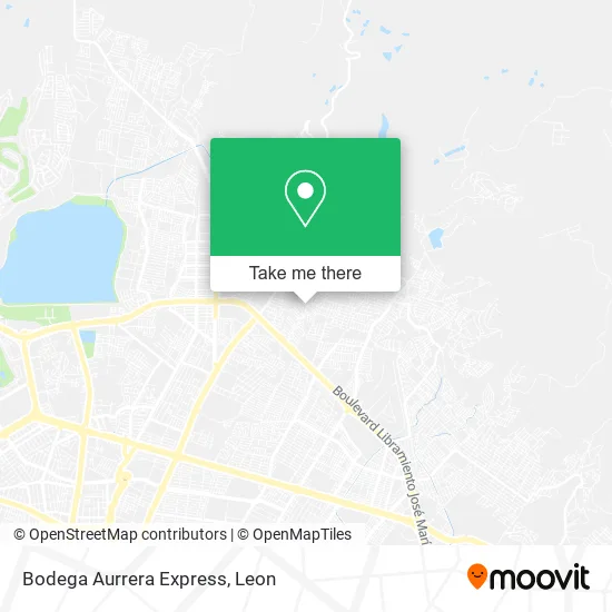 Bodega Aurrera Express map