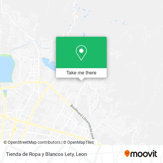 Mapa de Tienda de Ropa y Blancos Lety