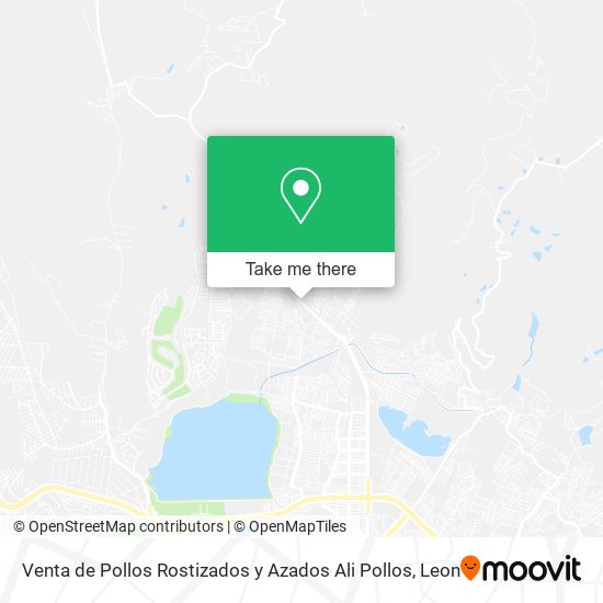 Mapa de Venta de Pollos Rostizados y Azados Ali Pollos