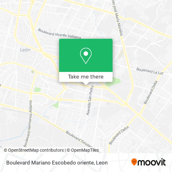 Boulevard Mariano Escobedo oriente map