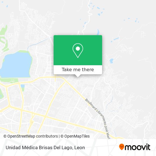 Unidad Médica Brisas Del Lago map