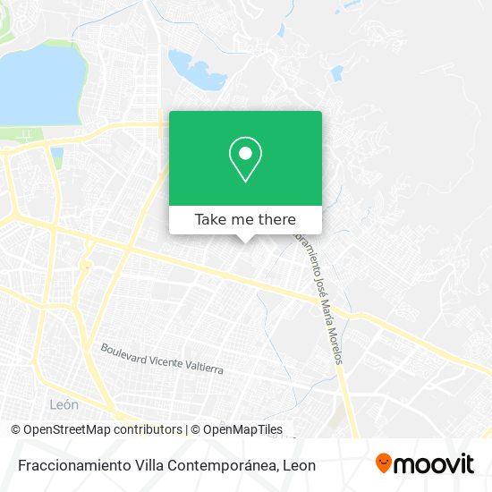 Fraccionamiento Villa Contemporánea map