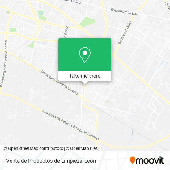 Mapa de Venta de Productos de Limpieza