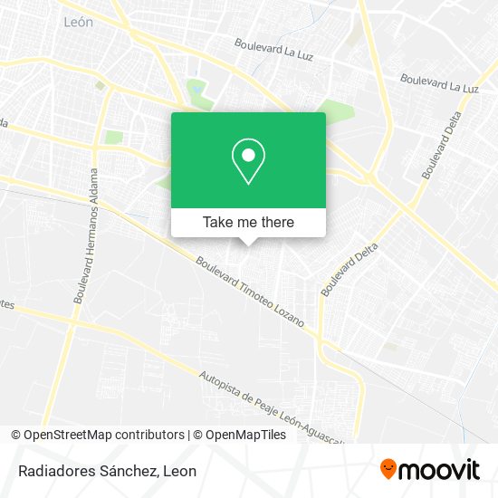 Radiadores Sánchez map