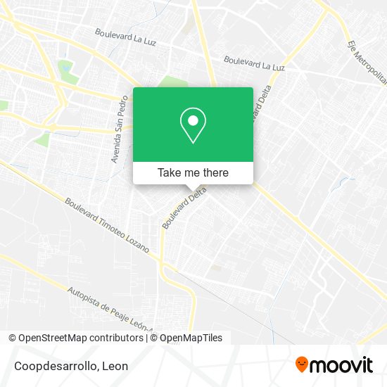 Mapa de Coopdesarrollo