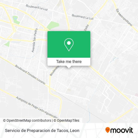 Servicio de Preparacion de Tacos map