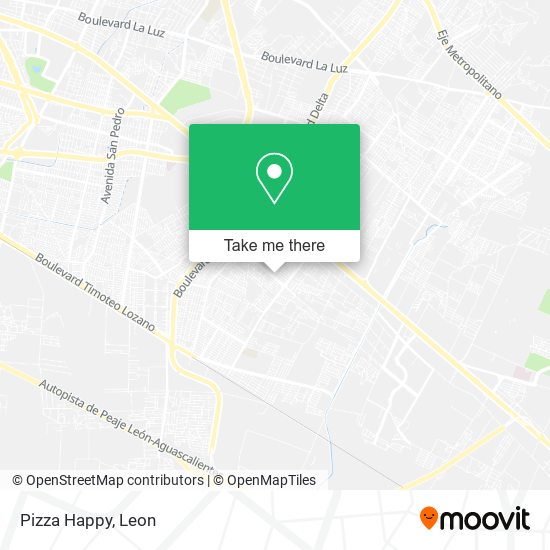 Pizza Happy map
