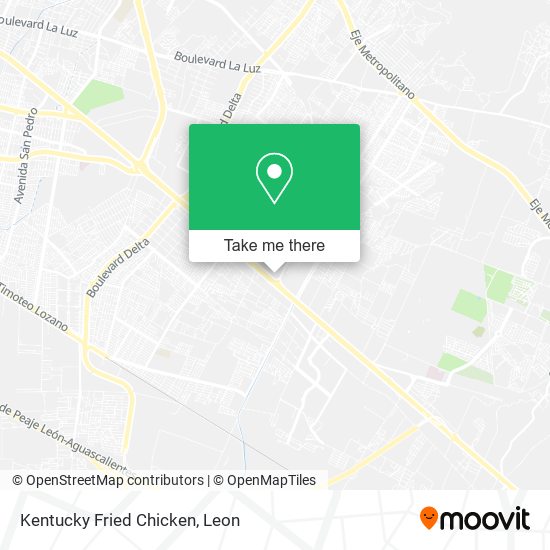 Kentucky Fried Chicken map