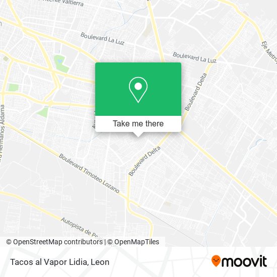 Tacos al Vapor Lidia map