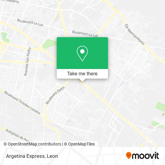 Mapa de Argetina Express