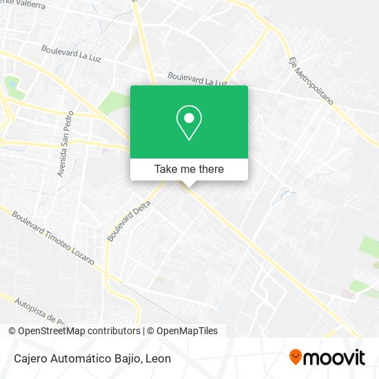 Cajero Automático Bajio map