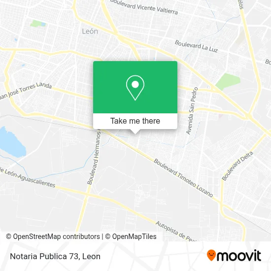 Notaria Publica 73 map