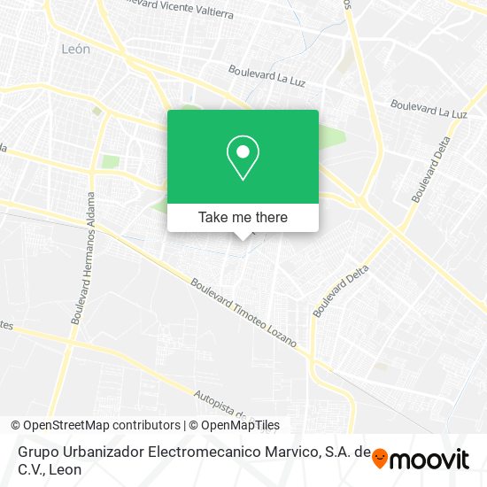 Grupo Urbanizador Electromecanico Marvico, S.A. de C.V. map