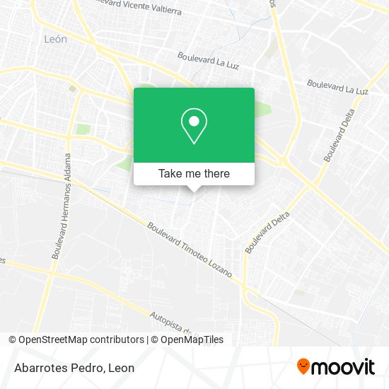 Mapa de Abarrotes Pedro