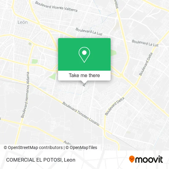 COMERCIAL EL POTOSI map