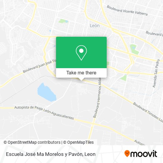 Escuela José Ma Morelos y Pavón map