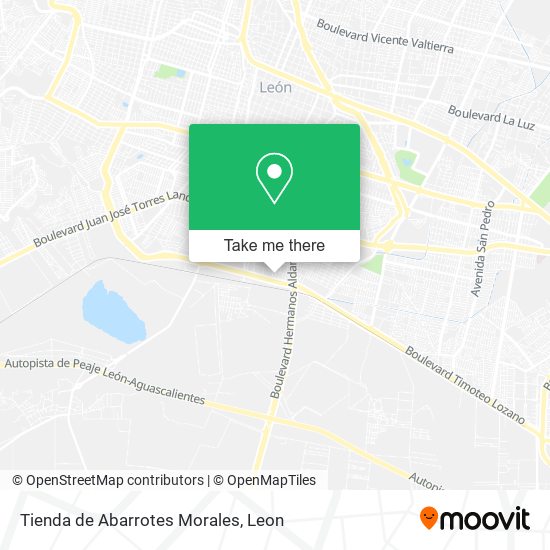 Mapa de Tienda de Abarrotes Morales