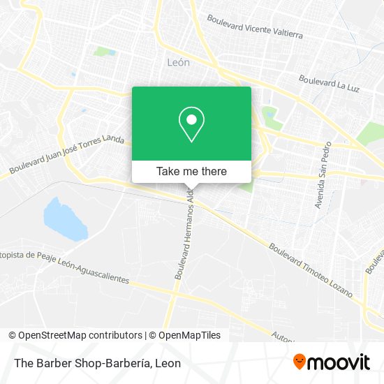 The Barber Shop-Barbería map