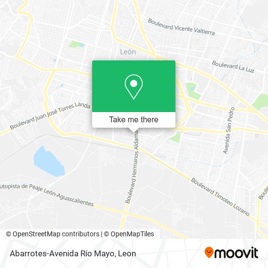 Abarrotes-Avenida Río Mayo map