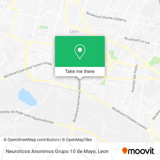 Mapa de Neuroticos Anonimos Grupo 10 de Mayo
