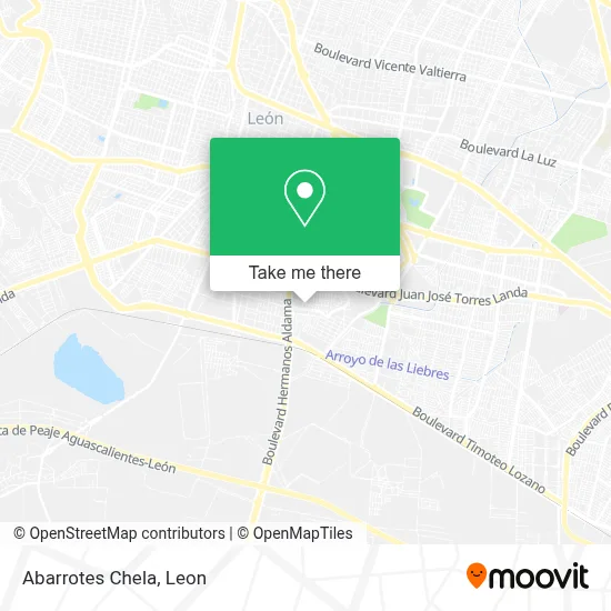 Abarrotes Chela map