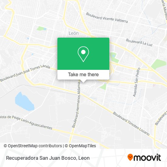 Recuperadora San Juan Bosco map