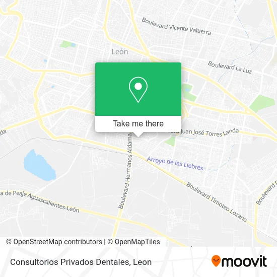 Consultorios Privados Dentales map