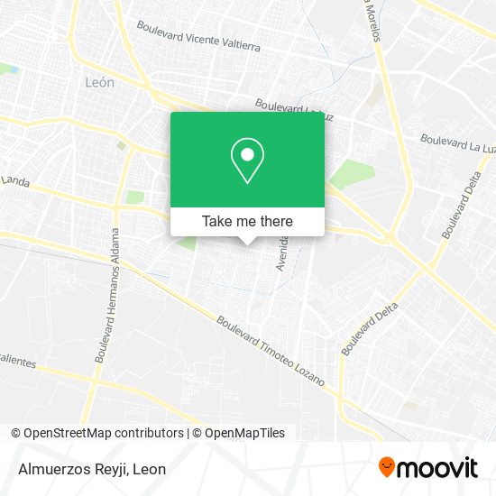 Mapa de Almuerzos Reyji