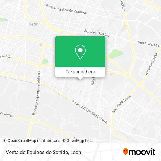 Mapa de Venta de Equipos de Sonido