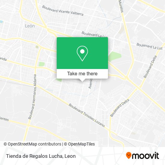 Tienda de Regalos Lucha map