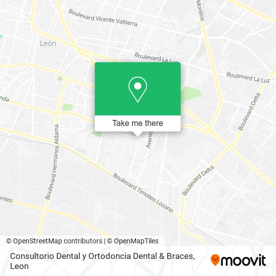Mapa de Consultorio Dental y Ortodoncia Dental & Braces