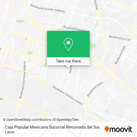 Caja Popular Mexicana Sucursal Rinconada del Sur map