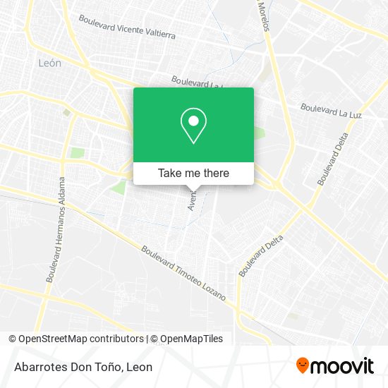 Mapa de Abarrotes Don Toño