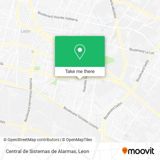 Mapa de Central de Sistemas de Alarmas