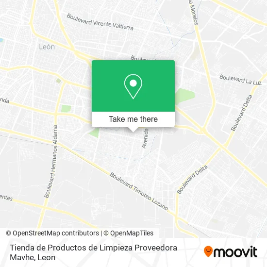 Tienda de Productos de Limpieza Proveedora Mavhe map