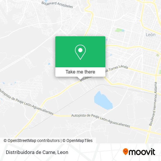 Mapa de Distribuidora de Carne