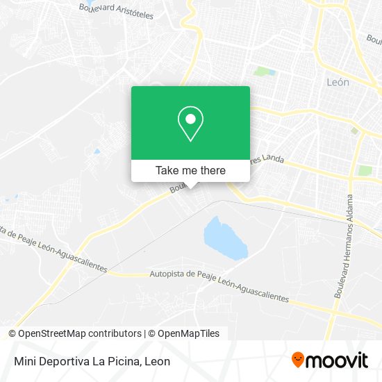 Mini Deportiva La Picina map