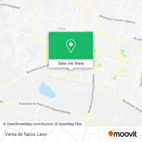 Venta de Tacos map