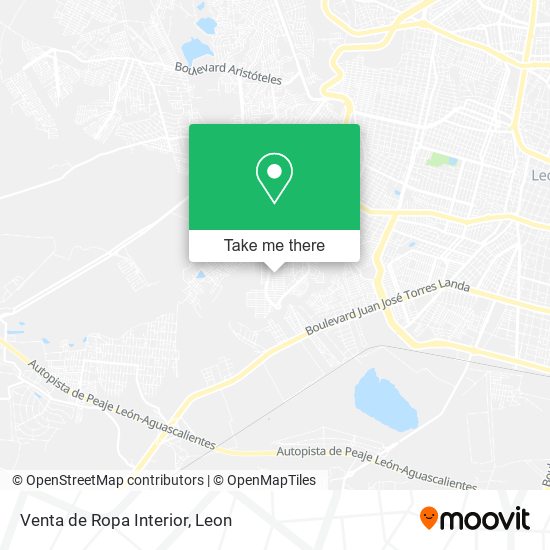 Venta de Ropa Interior map