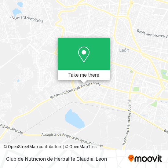 Mapa de Club de Nutricion de Herbalife Claudia