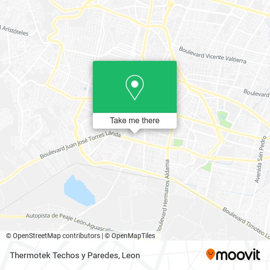 Thermotek Techos y Paredes map