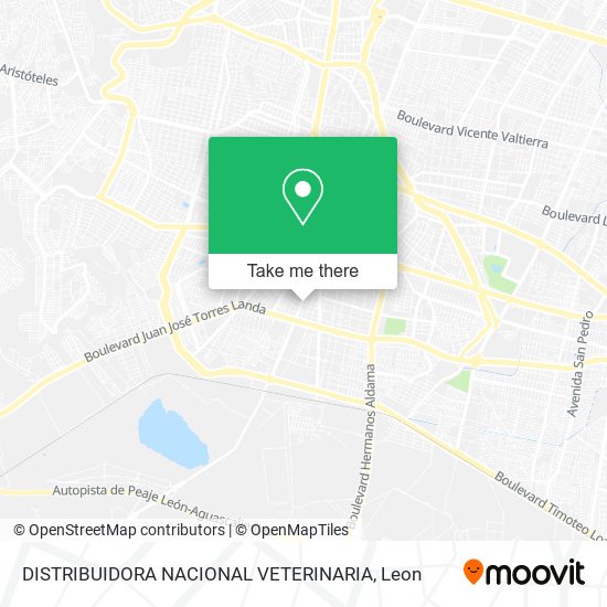 Mapa de DISTRIBUIDORA NACIONAL VETERINARIA