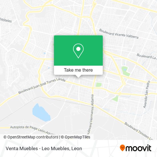 Venta Muebles - Leo Muebles map